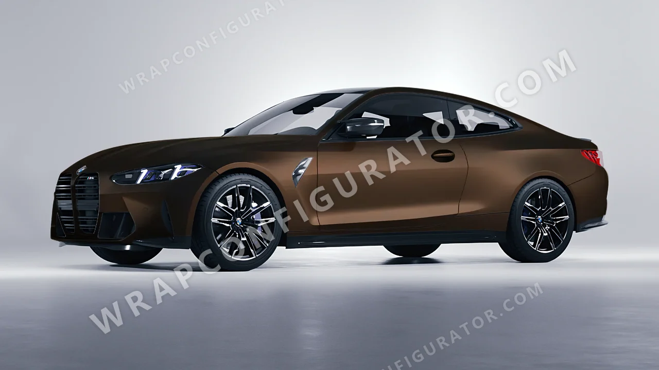 Black BMW M4 Coupe 2024 wrapped in Colourshield PPF by HyperPro Shadow Black SMF36-P