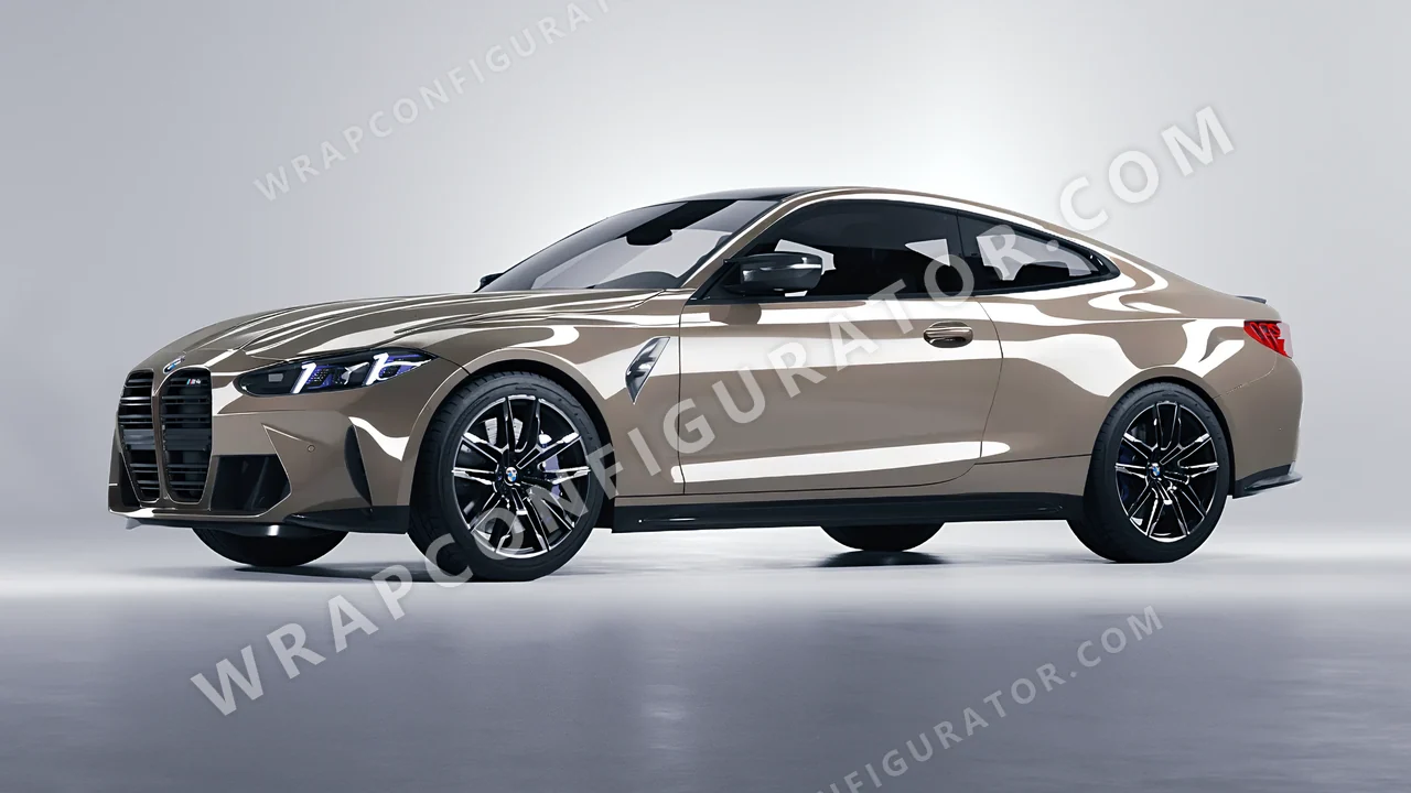 Grey BMW M4 Coupe 2024 wrapped in Colourshield PPF by HyperPro Brooklyn Grey HGF39-P