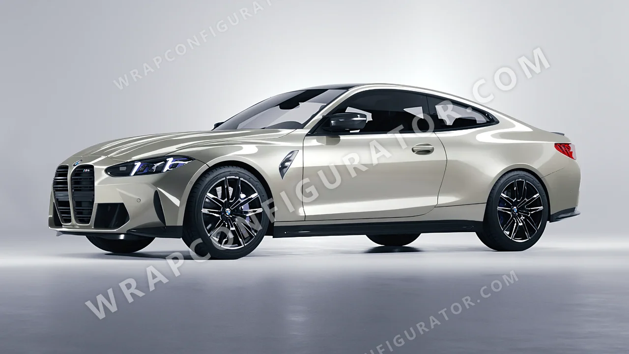 Grey BMW M4 Coupe 2024 wrapped in Colourshield PPF by HyperPro Cool Gray GAF36-P