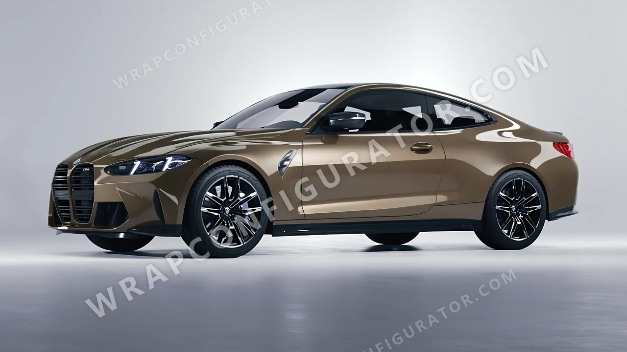 Grey BMW M4 Coupe 2024 wrapped in Colourshield PPF by HyperPro Dim Gray GAF37-P