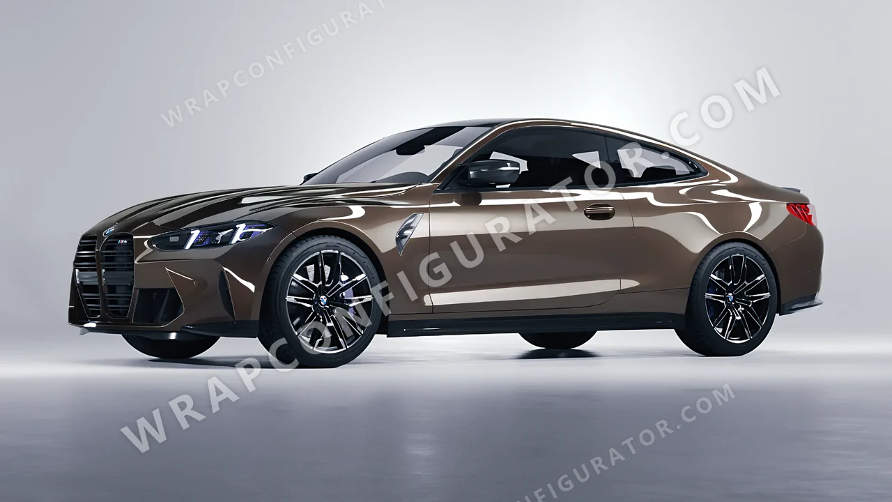 Grey BMW M4 Coupe 2024 wrapped in Colourshield PPF by HyperPro Gray HGF72-P