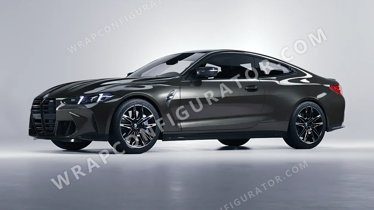 Grey BMW M4 Coupe 2024 wrapped in Colourshield PPF by HyperPro Gray HGM58-P