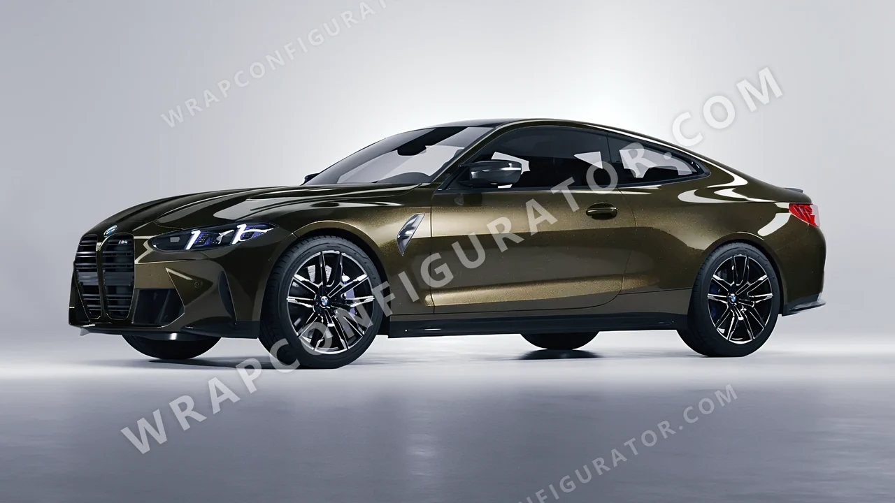 Grey BMW M4 Coupe 2024 wrapped in Colourshield PPF by HyperPro Gray SCM01G-P
