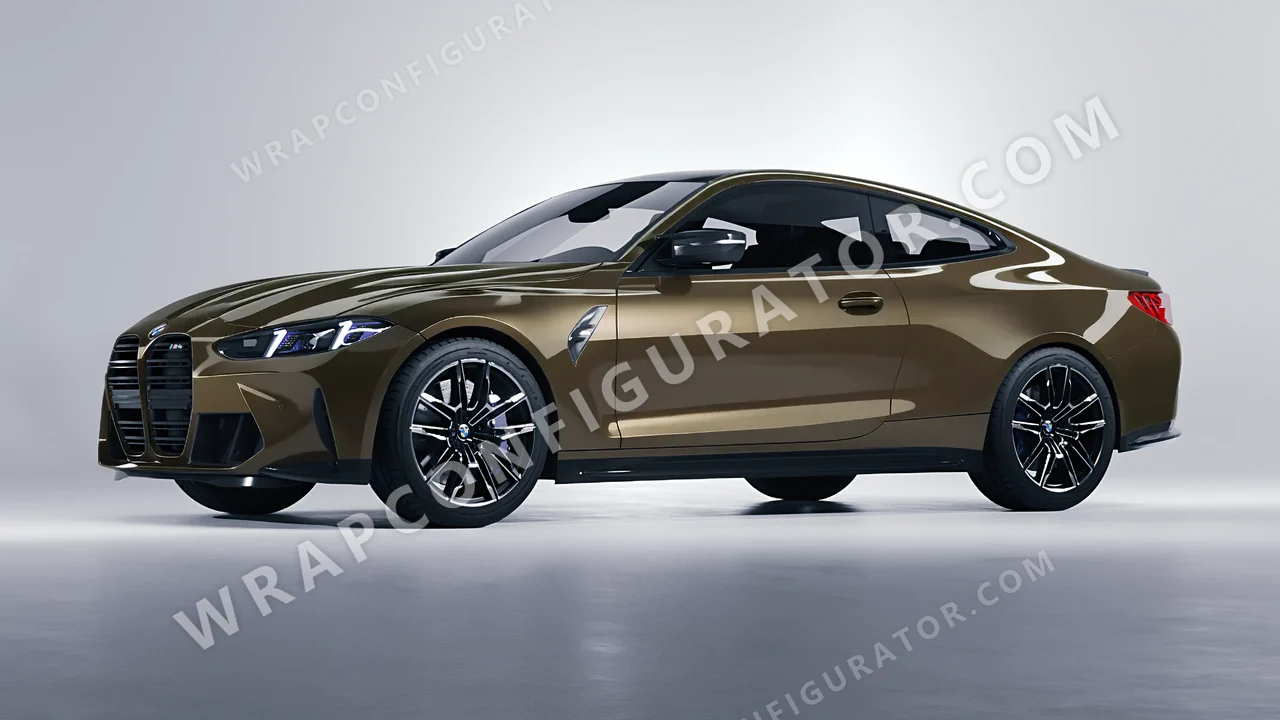 Grey BMW M4 Coupe 2024 wrapped in Colourshield PPF by HyperPro Sardine Gray GAF28-P