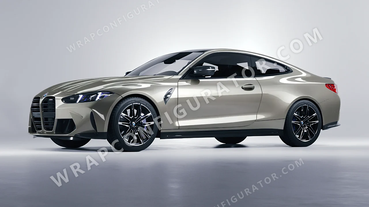 Grey BMW M4 Coupe 2024 wrapped in Colourshield PPF by HyperPro Shadow Silver GAF14-P