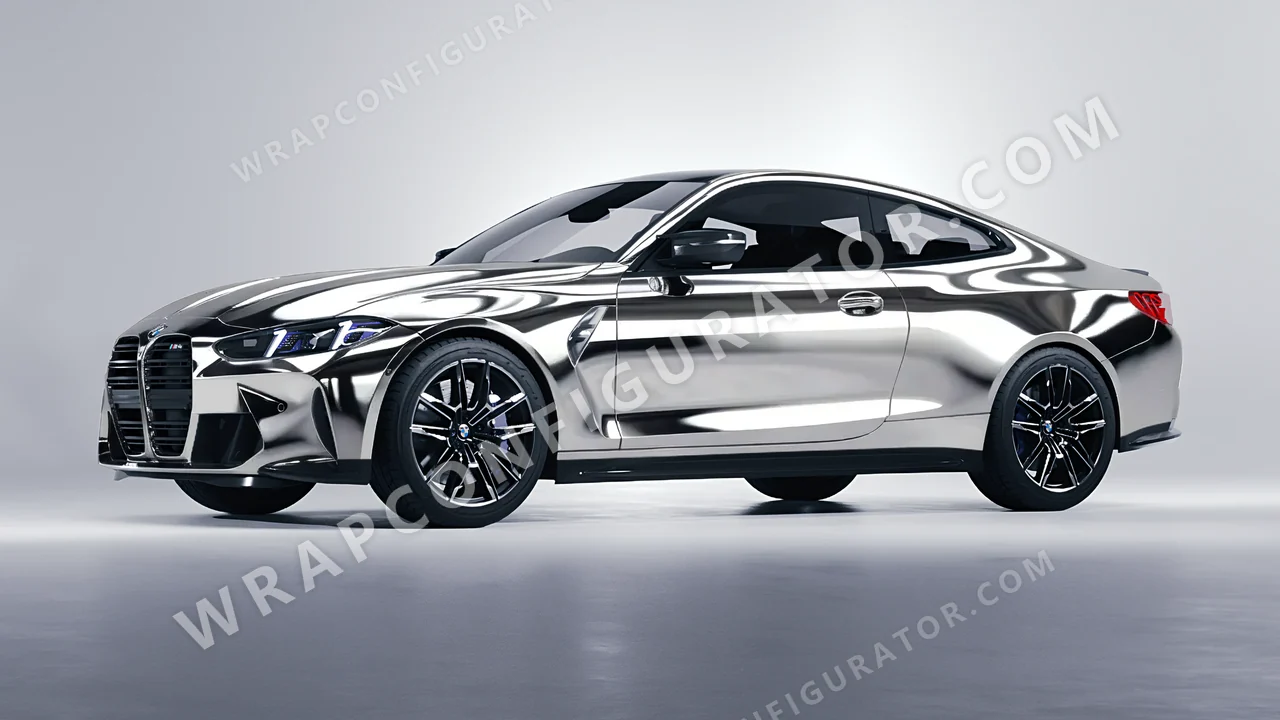 Grey BMW M4 Coupe 2024 wrapped in Colourshield PPF by HyperPro Silver GCF03-P
