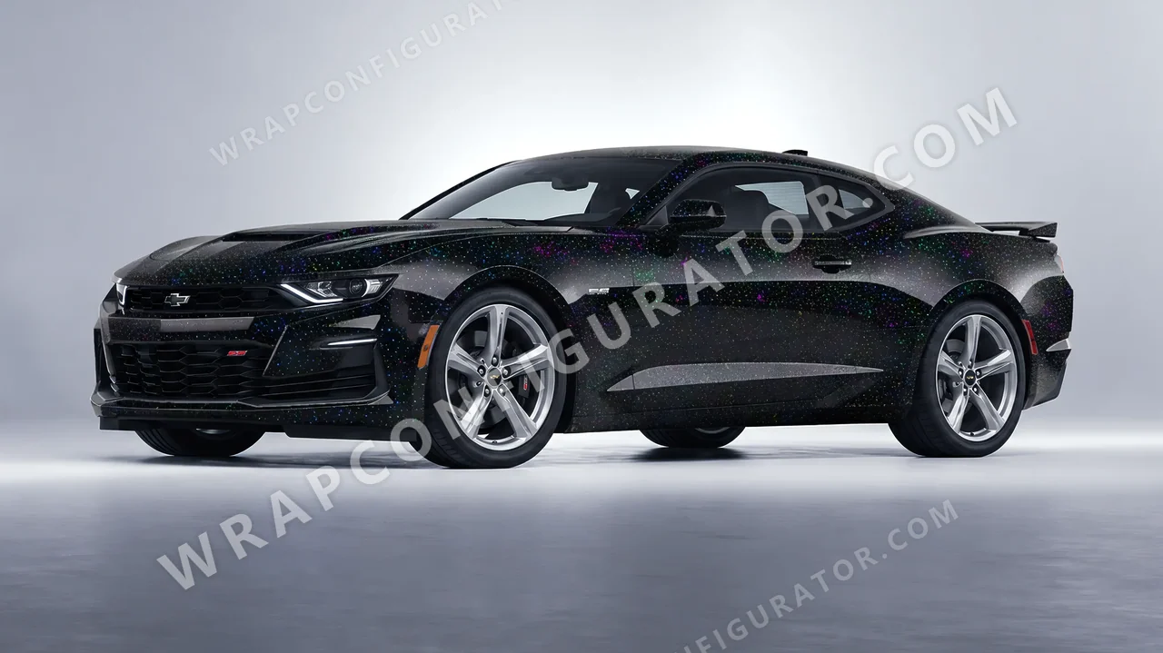 Black Chevrolet Camaro SS 2020 wrapped in Colourshield PPF by HyperPro Black GLF05-P