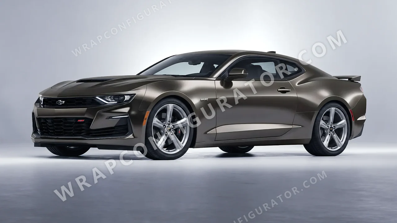 Black Chevrolet Camaro SS 2020 wrapped in Colourshield PPF by HyperPro Shadow Black SCH12-P