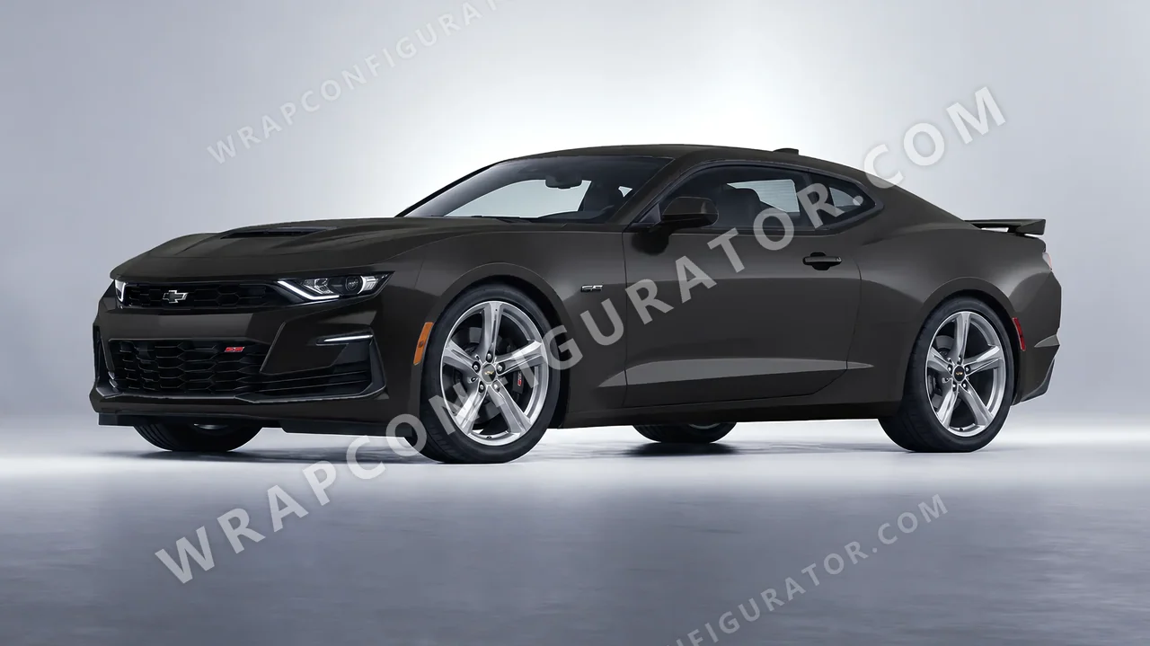 Black Chevrolet Camaro SS 2020 wrapped in Colourshield PPF by HyperPro Shadow Black SMF36-P