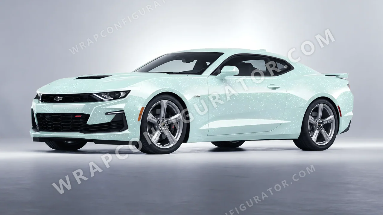 Blue Chevrolet Camaro SS 2020 wrapped in Colourshield PPF by HyperPro Light Blue GPF10-P