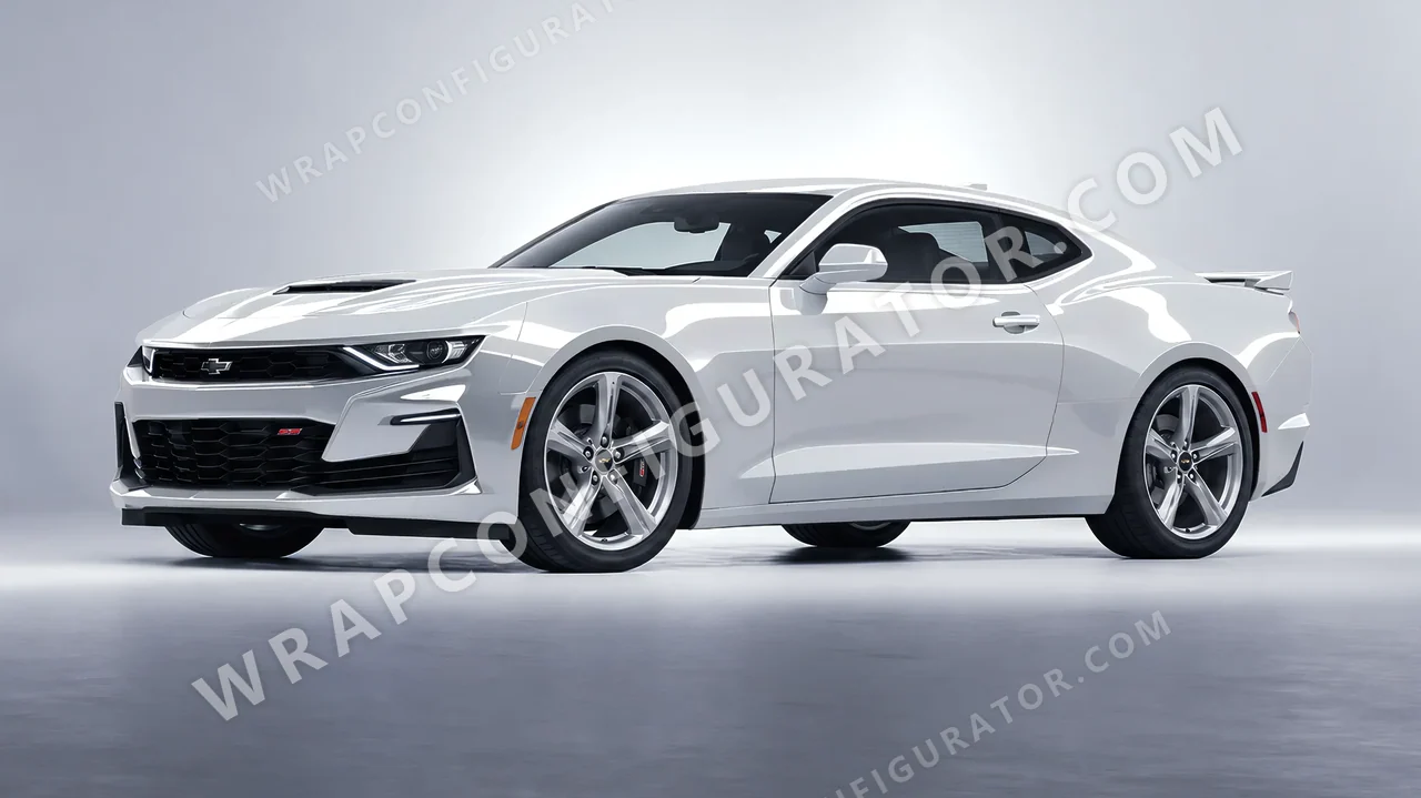 Grey Chevrolet Camaro SS 2020 wrapped in 3M Storm Gray HG31