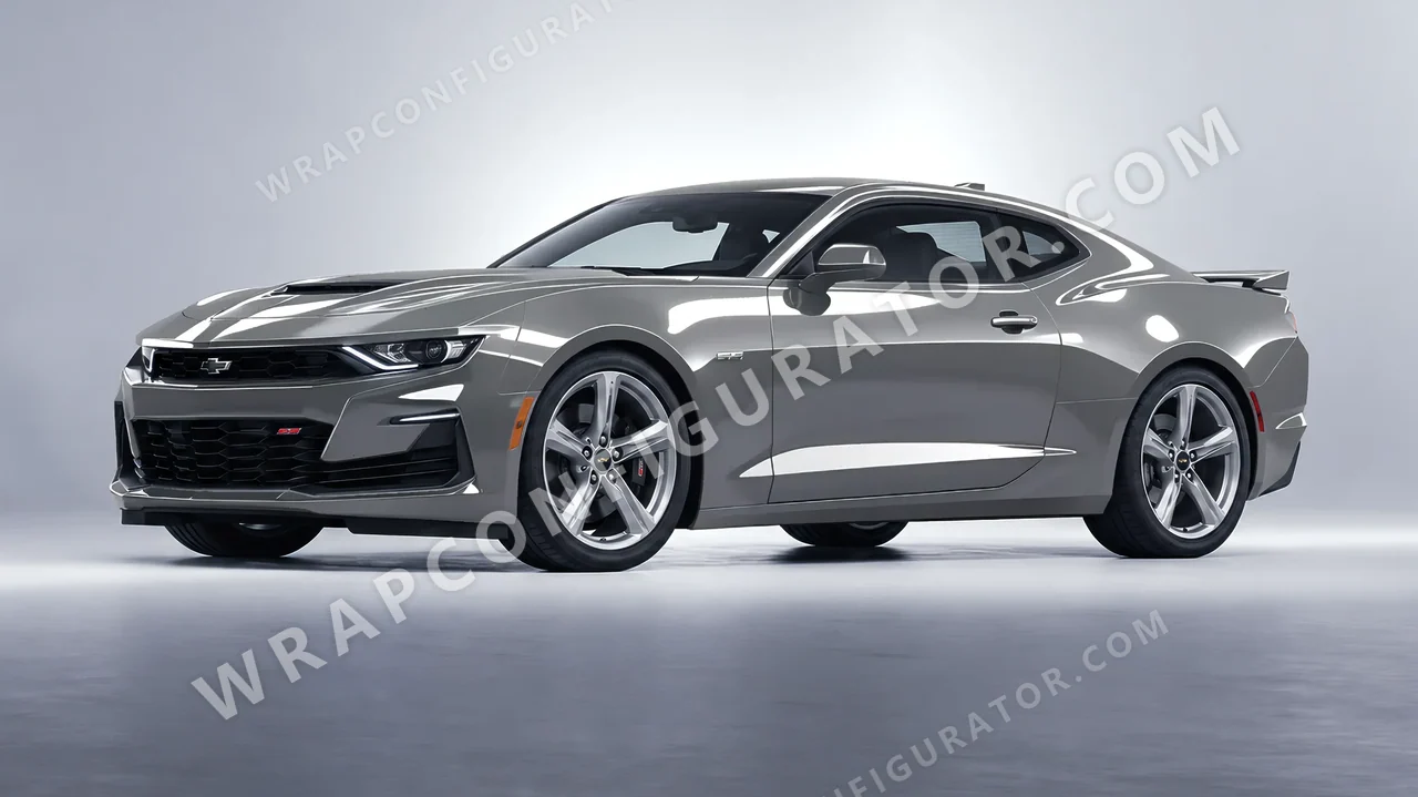 Grey Chevrolet Camaro SS 2020 wrapped in Avery Dennison Grey SW900-832-O