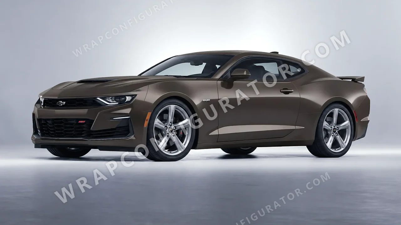 Grey Chevrolet Camaro SS 2020 wrapped in Colourshield PPF by HyperPro Anchor Gray SMF47-P
