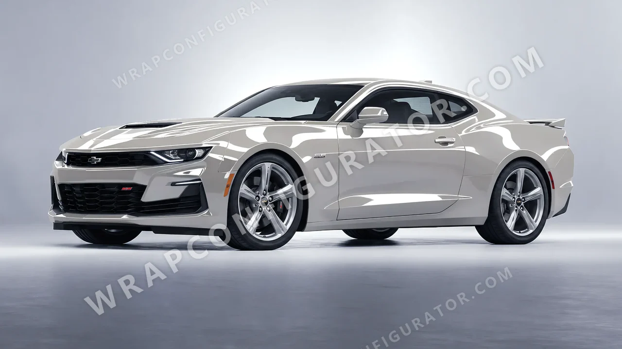 Grey Chevrolet Camaro SS 2020 wrapped in Colourshield PPF by HyperPro Bright Gray HGF91-P