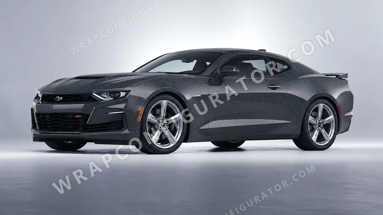 Grey Chevrolet Camaro SS 2020 wrapped in Colourshield PPF by HyperPro Dark Gray GLF01-P