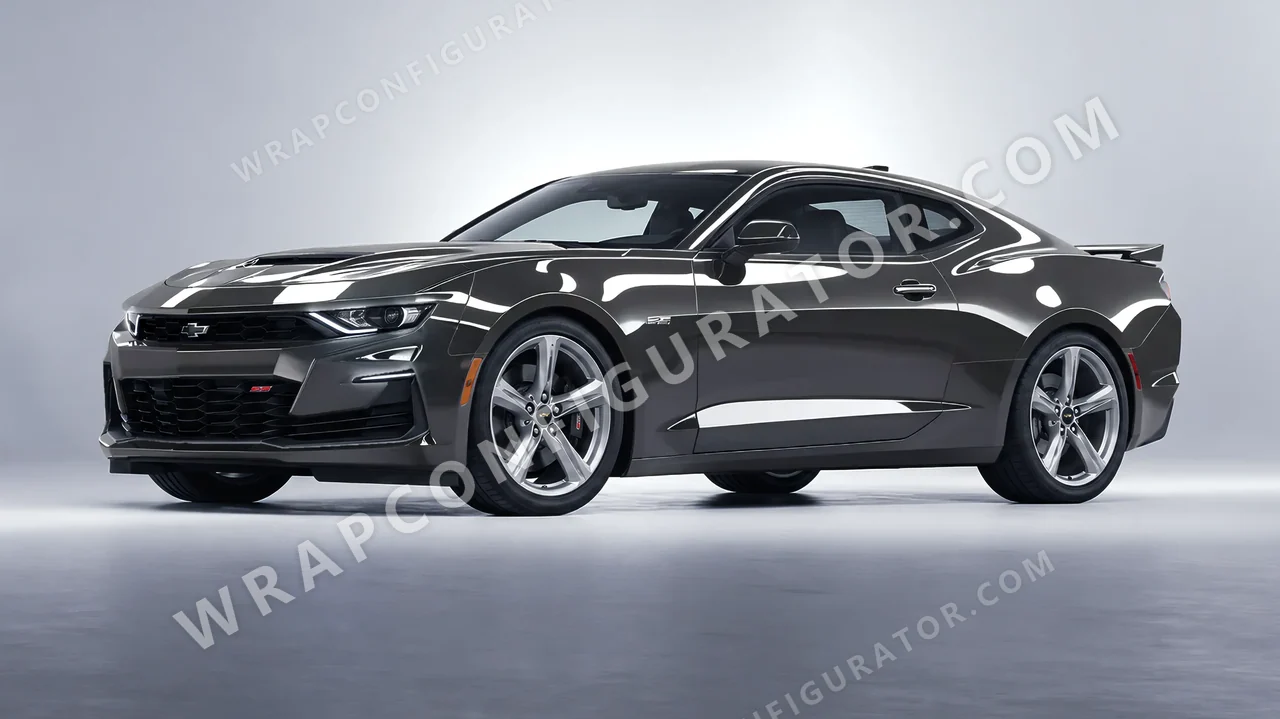 Grey Chevrolet Camaro SS 2020 wrapped in Colourshield PPF by HyperPro Deep Gray HGF68-P