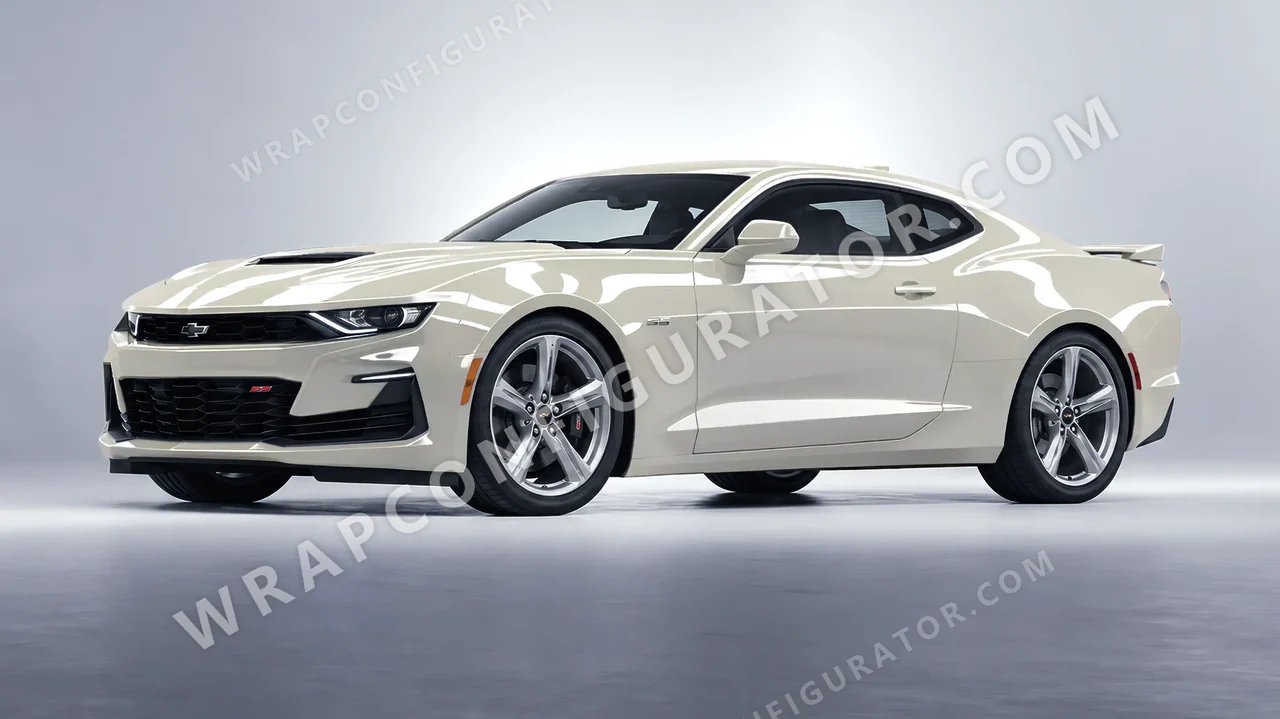 Grey Chevrolet Camaro SS 2020 wrapped in Colourshield PPF by HyperPro Fog Gray HGF103-P