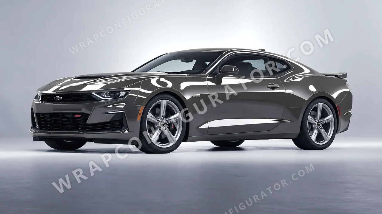 Grey Chevrolet Camaro SS 2020 wrapped in Colourshield PPF by HyperPro Gray HGF72-P