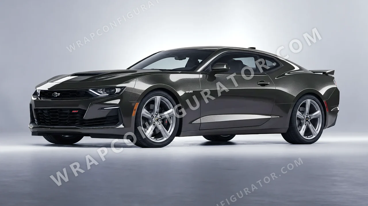 Grey Chevrolet Camaro SS 2020 wrapped in Colourshield PPF by HyperPro Gray HGM58-P