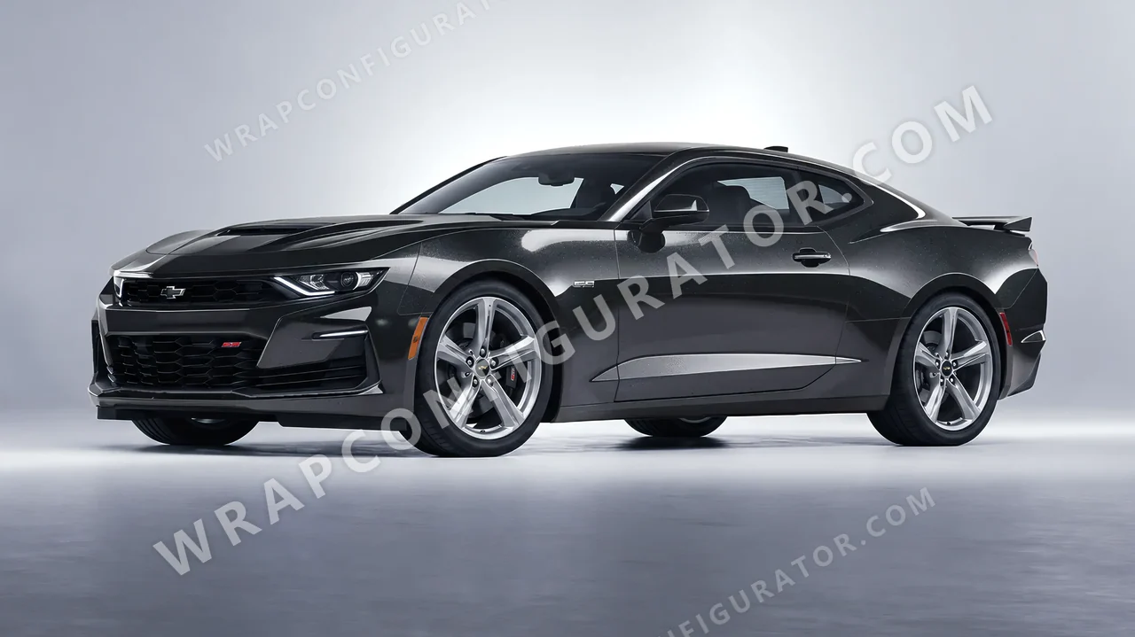 Grey Chevrolet Camaro SS 2020 wrapped in Colourshield PPF by HyperPro Gray SCM01G-P