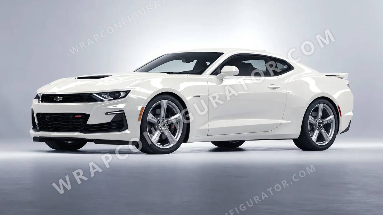 Grey Chevrolet Camaro SS 2020 wrapped in Colourshield PPF by HyperPro Light Gray HGF18-P