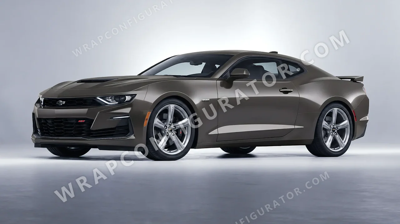 Grey Chevrolet Camaro SS 2020 wrapped in Colourshield PPF by HyperPro Pebble Gray SMF43-P