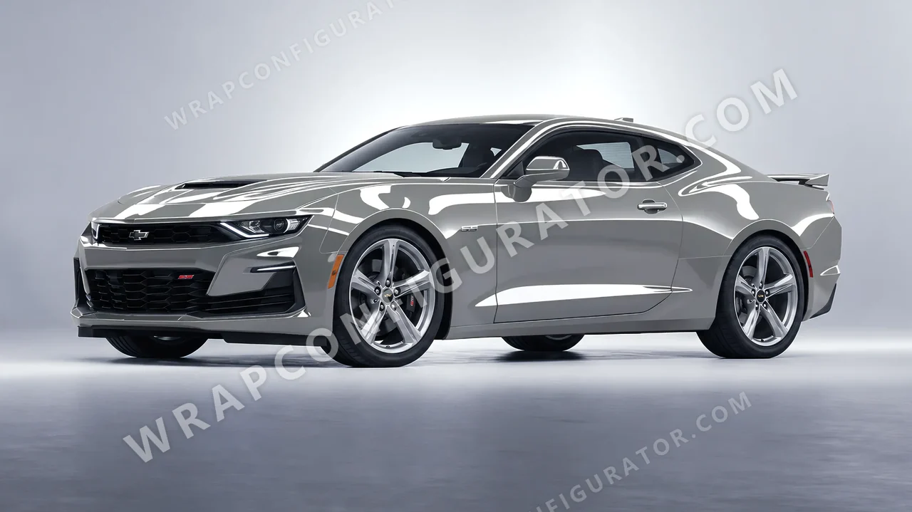 Grey Chevrolet Camaro SS 2020 wrapped in Colourshield PPF by HyperPro Porsche Ash HGF47-P