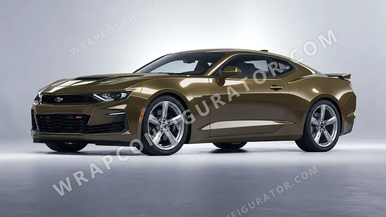 Grey Chevrolet Camaro SS 2020 wrapped in Colourshield PPF by HyperPro Sardine Gray GAF28-P