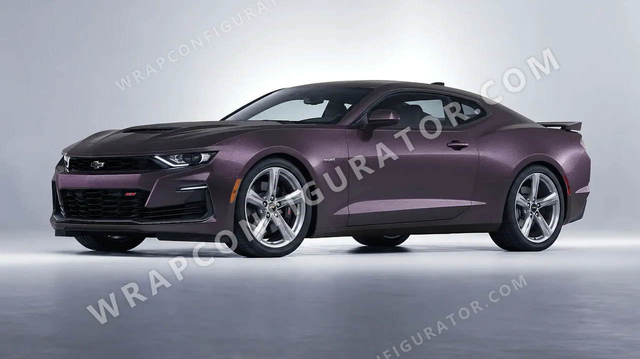 Grey Chevrolet Camaro SS 2020 wrapped in Colourshield PPF by HyperPro Shadow Gray MF39-P