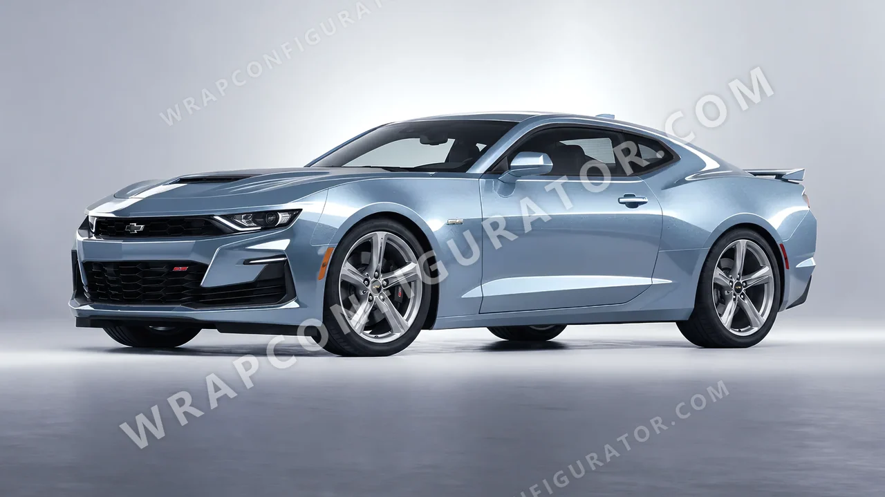 Grey Chevrolet Camaro SS 2020 wrapped in Colourshield PPF by HyperPro Shark Gray GAF55-P