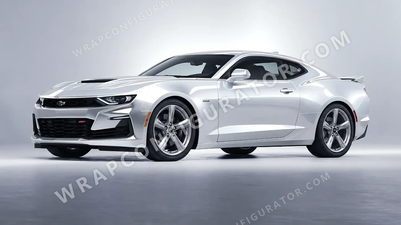 Grey Chevrolet Camaro SS 2020 wrapped in Colourshield PPF by HyperPro Silver HGM04-P