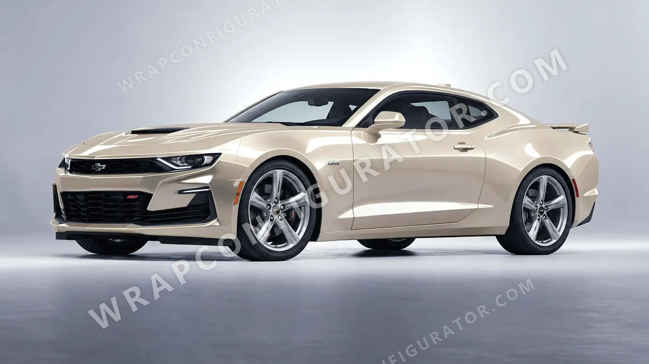 Grey Chevrolet Camaro SS 2020 wrapped in Colourshield PPF by HyperPro Sky Gray GAF35-P