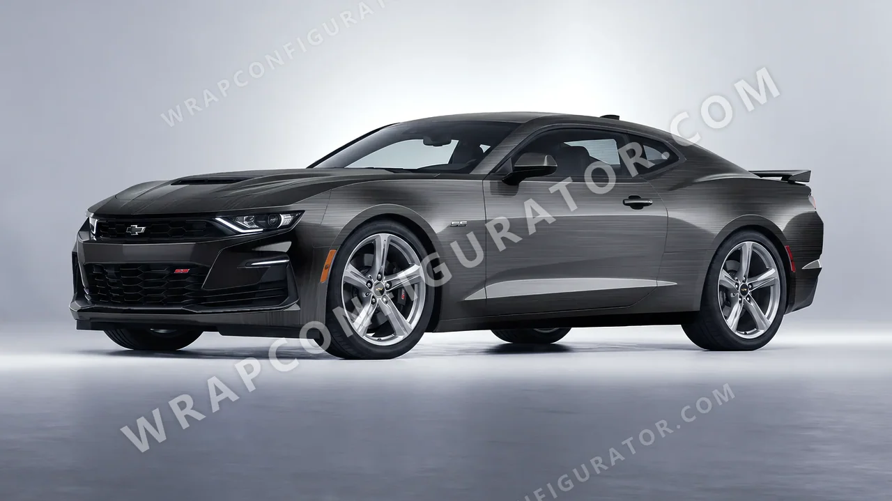 Grey Chevrolet Camaro SS 2020 wrapped in Colourshield PPF by HyperPro Smoke Fade MBF04-P
