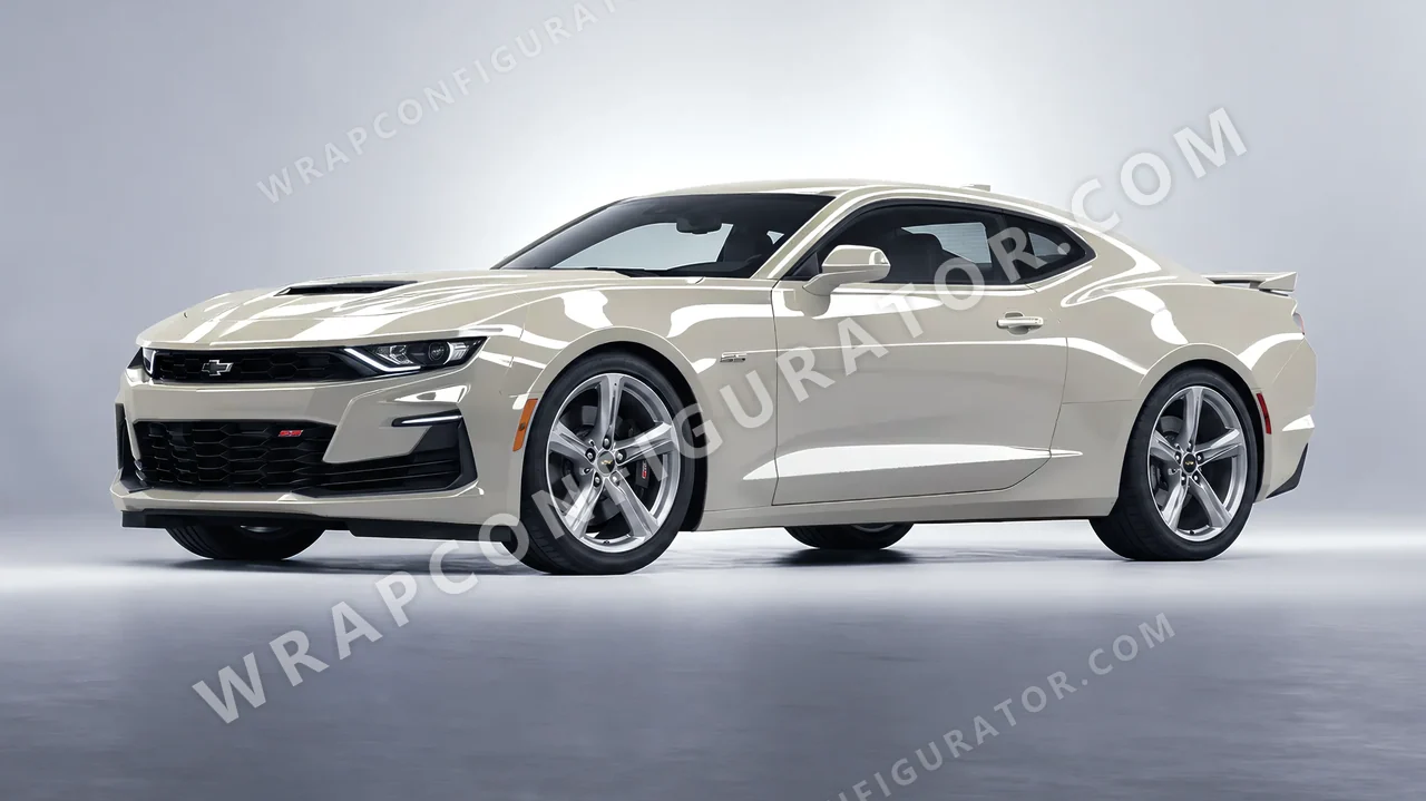 Grey Chevrolet Camaro SS 2020 wrapped in Inozetek Dynamic PPF Cement Grey DPPF703