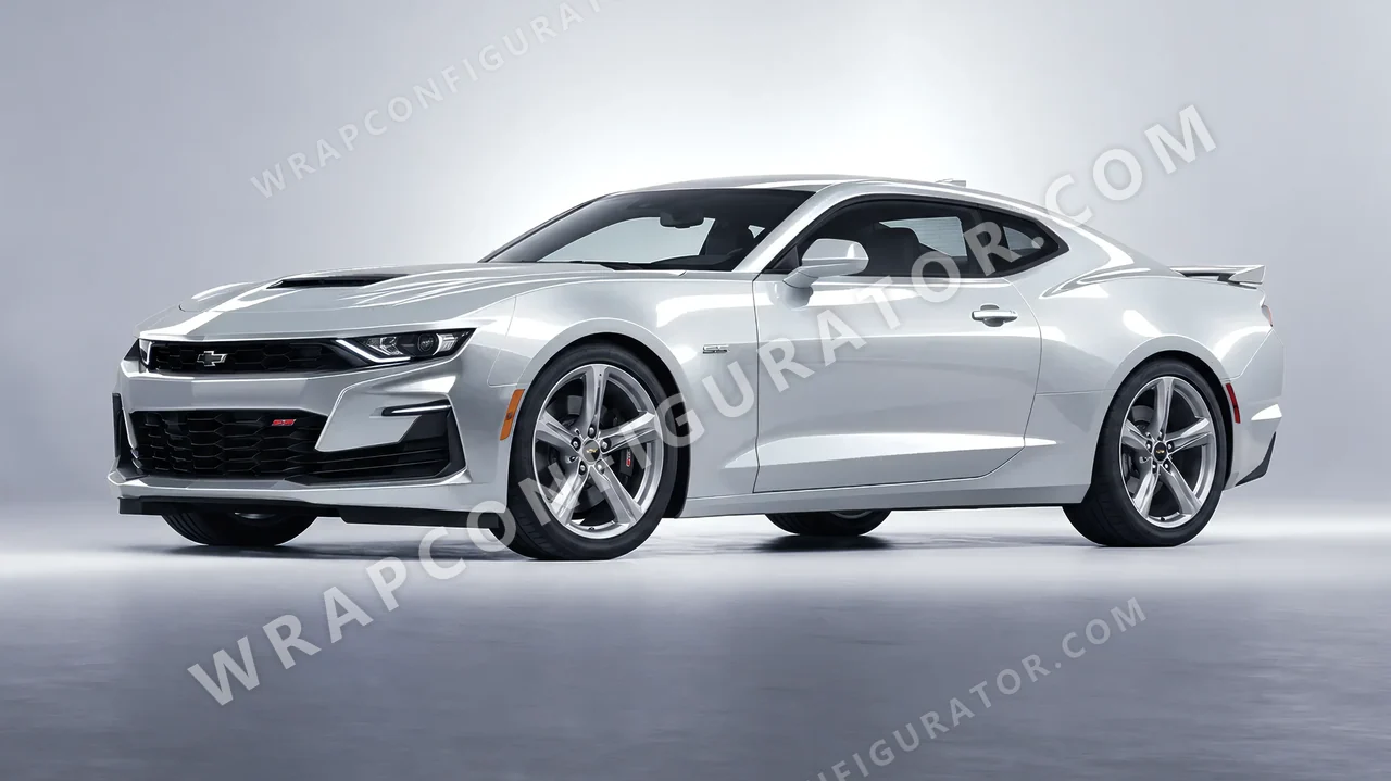 Grey Chevrolet Camaro SS 2020 wrapped in Inozetek Dynamic PPF Dolphin Grey DPPF904