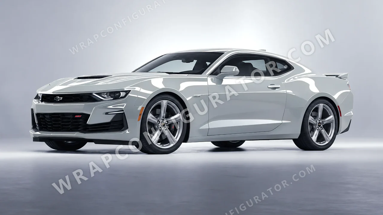 Grey Chevrolet Camaro SS 2020 wrapped in Inozetek Dynamic PPF Terracotta Army Grey EMC102