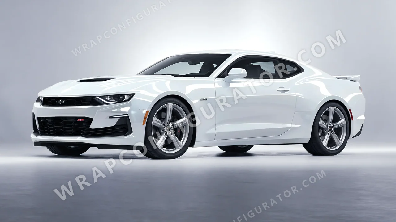 Grey Chevrolet Camaro SS 2020 wrapped in ORACAL Stone Grey 970RA-711G