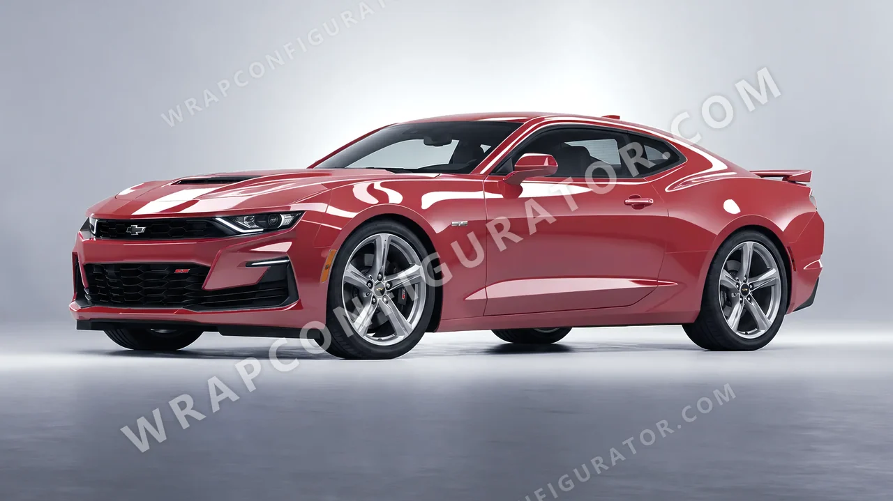 Pink Chevrolet Camaro SS 2020 wrapped in Colourshield PPF by HyperPro Dried Rose HGF81-P