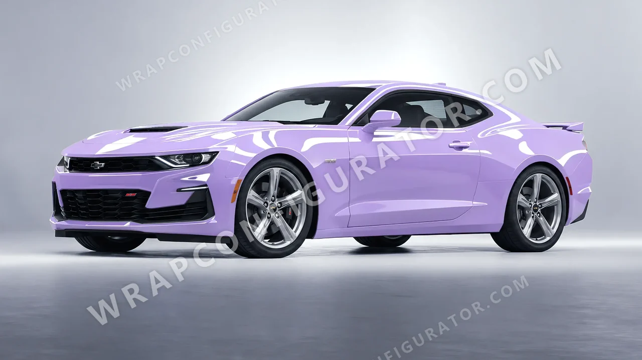 Purple Chevrolet Camaro SS 2020 wrapped in Colourshield PPF by HyperPro Amethyst HGF27-P