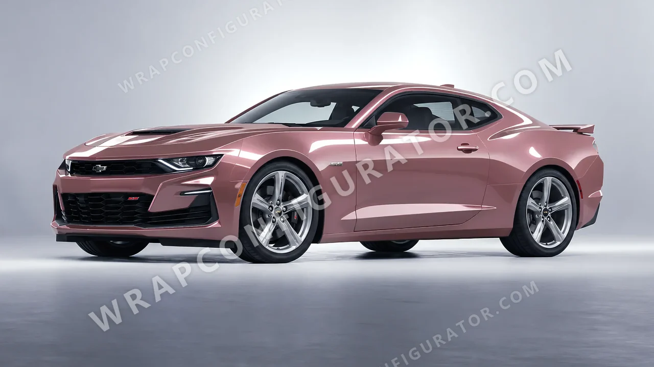 Purple Chevrolet Camaro SS 2020 wrapped in Inozetek Dynamic PPF Berry DPPF943
