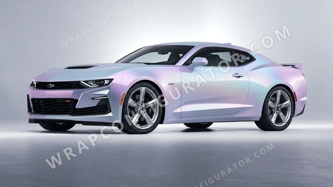 Purple Chevrolet Camaro SS 2020 wrapped in ORACAL Matt Amethyst 970RA-316M