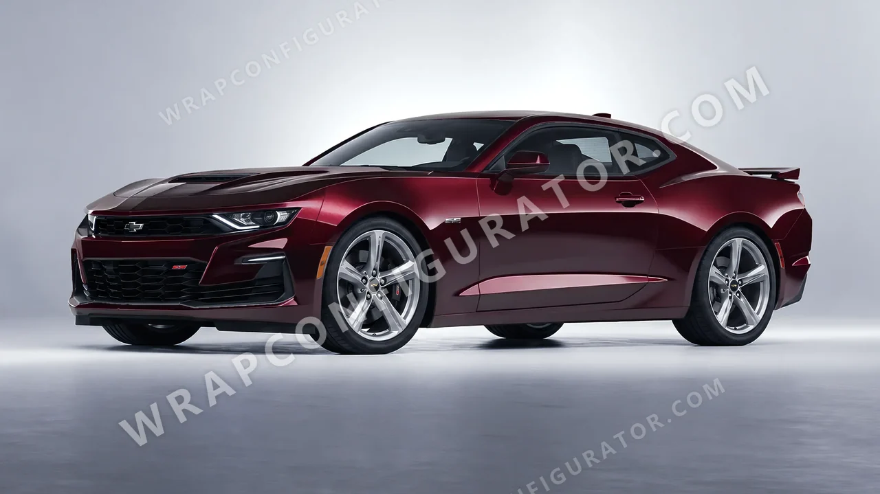 Red Chevrolet Camaro SS 2020 wrapped in Colourshield PPF by HyperPro Barn Red HGM20-P