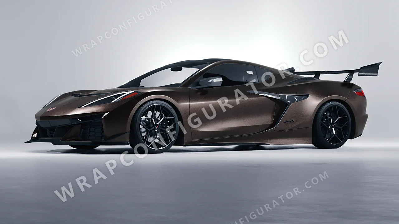 Black Chevrolet Corvette ZR1 2025 wrapped in Colourshield PPF by HyperPro Black MF40-P