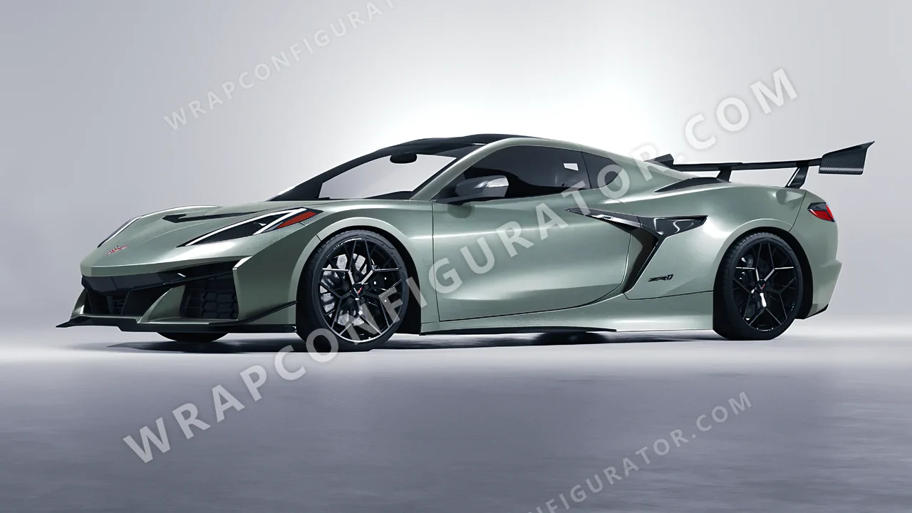 Blue Chevrolet Corvette ZR1 2025 wrapped in Colourshield PPF by HyperPro Shadow Blue GAF15-P