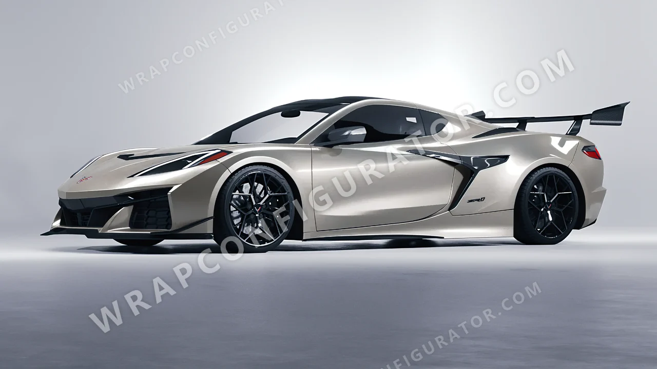 Grey Chevrolet Corvette ZR1 2025 wrapped in Colourshield PPF by HyperPro Cool Gray GAF36-P