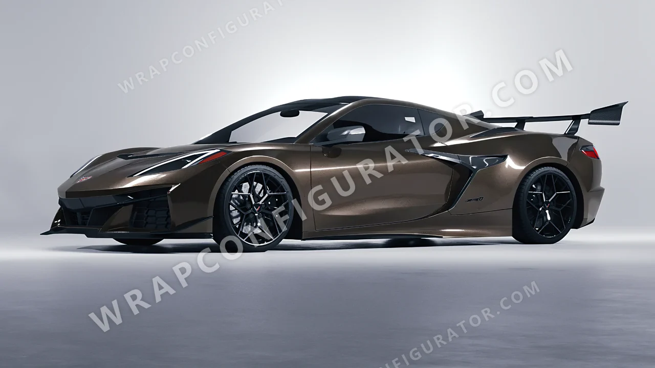Grey Chevrolet Corvette ZR1 2025 wrapped in Colourshield PPF by HyperPro Gray GAF19-P