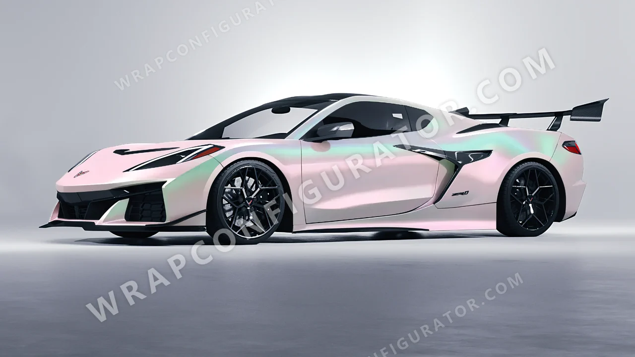 Grey Chevrolet Corvette ZR1 2025 wrapped in Inozetek Dynamic PPF Redstone Grey DPPF716
