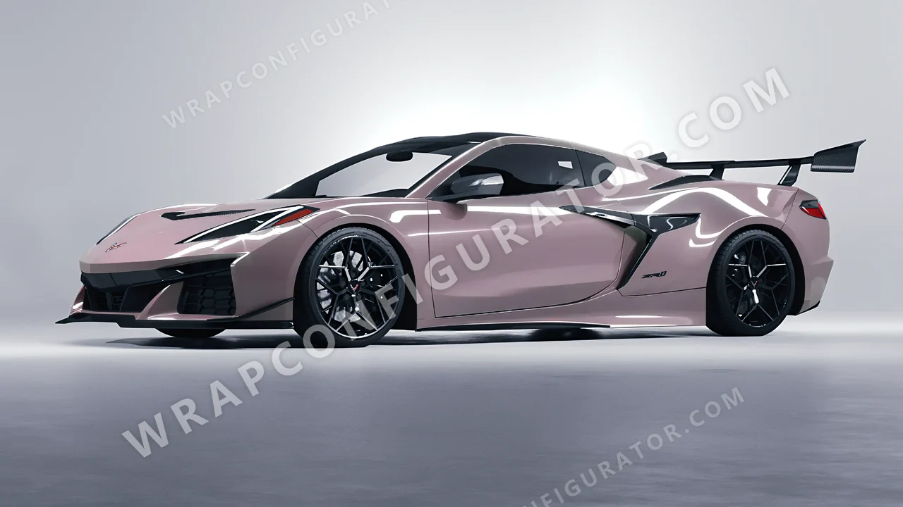 Grey Chevrolet Corvette ZR1 2025 wrapped in Inozetek Dynamic PPF Staple Grey STAPLE