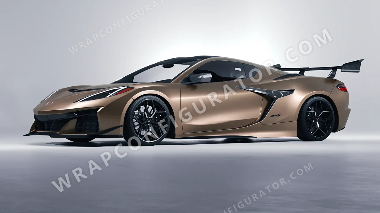 Grey Chevrolet Corvette ZR1 2025 wrapped in Inozetek Dynamic PPF Titanium DPPF813