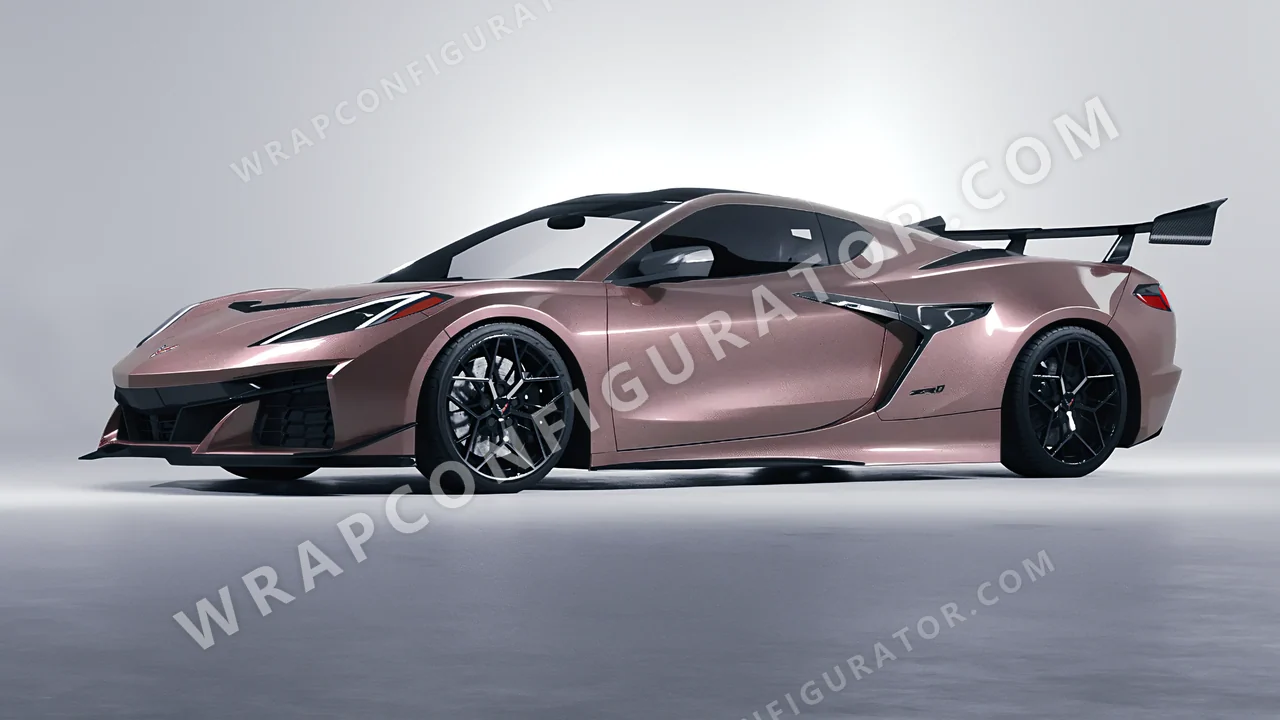 Purple Chevrolet Corvette ZR1 2025 wrapped in Colourshield PPF by HyperPro Berry HGM33-P